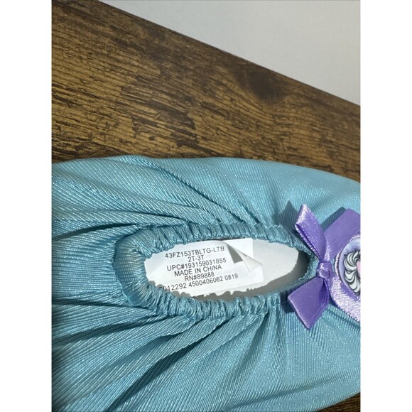 Disney Frozen Girl's Shoes Slippers Blue 2T/3T - Picture 3 of 4